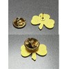 Tichso 25/50/100pcs St. Patrick's Day clover lapel pin Clover pin