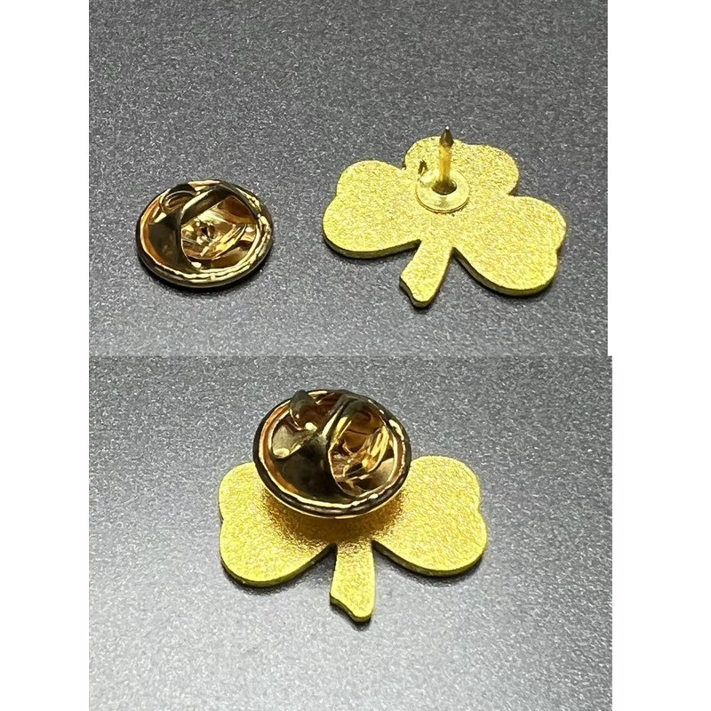 Tichso 25/50/100pcs St. Patrick's Day clover lapel pin Clover pin