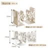 Melphoe Bookends, Non-Tumbling, Telescopic, Metal Book Stand (Includes Pen Holder,