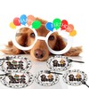 96PCS Dog Plates and Napkins Party Supplies Dachshund Birthday Party