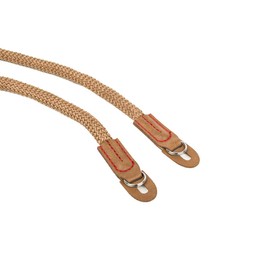 MINI GAGA Vintage Handmade Camera Neck Strap for Leica Nikon Fuji Pentax Canon Panasonic Sony Short Coffee