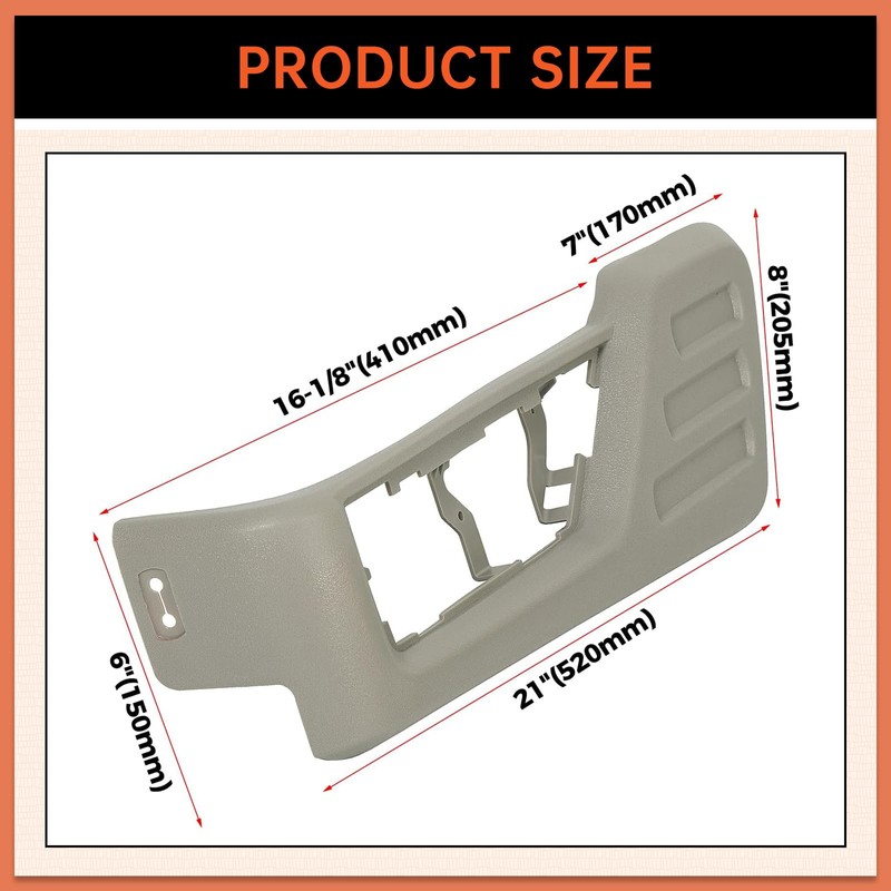 ECOTRIC Front Driver Seat (Left) Cushion Panel Trim Compatible with