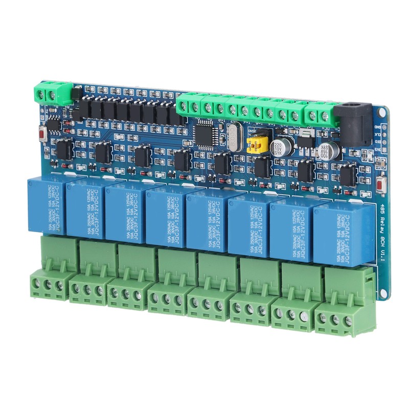 Relay Module 8 Channel Optocoupler Isolated Input Output Board Control