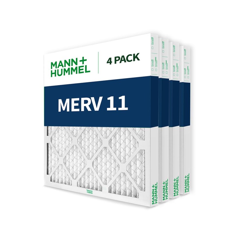 Mann+Hummel 20x20x2 MERV 11 (MPR 1000-1200) Pleated HVAC AC Furnace