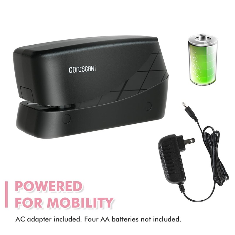 Coruscant Electric Stapler, Heavy Duty Desktop Stapler, Includes 2000 Staples