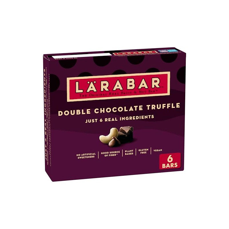 Larabar Double Chocolate Truffle, Gluten Free Vegan Fruit & Nut
