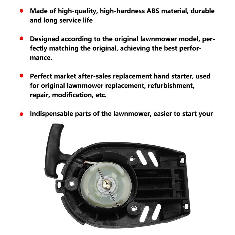 Acouto Pull Starter Lawnmower Engine Motor Pull Starter Assembly Part