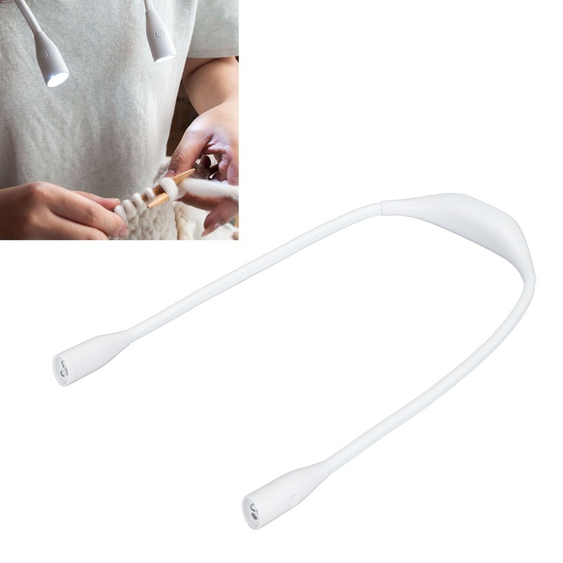 Neck Knitting Light USB Charging Eye Friendly Portable LED Hands