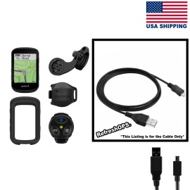 Unbranded Garmin Edge 830 Mountain Bike GPS Navigator USB Cable Transfer Cord Replacement