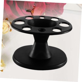 FOMIYES 2pcs 8 8 Hole Hairbrush Holder Stand Desktop Organizer for Salon Brush Display Rack