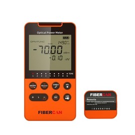 Fibercan Optical Power Meter -70~+10dbm Built-in 10mW Visual Fault Locator Portable Optical Cable Tester Network Tools with RJ45 Remote
