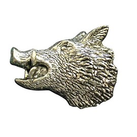 Pin Keiler | For Hat or Lapel | Perfect for Hunting Outfit | Pin Button, Tin