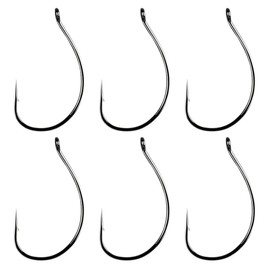 WUSJCOF Pack of 6 Wide Mouth Fishing Hooks (Length 25 mm) - Carp Hooks - Carp Fishing Accessories - Carp Fishing Accessories - Carp Fishing Rods - Fishing Equipment