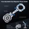 CAMOLO Dual Magnetic Phone Holder 1/4"-20 Tripod Mount Compatiable with