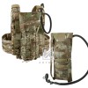 KRYDEX Tactical Vest Hydration Carrier Modular 3L Water Bladder MOLLE