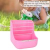 2 in 1 Pet Bowl Rack Hay Cat Small Animals
