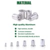 Keadic 160Pcs M3 M4 M5 M6 M8 M10 Metric Rivet