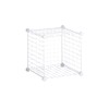 Rubbermaid 3 Piece Storage Wire Stackable Cube Set, Easy Assemble,