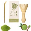 Bamboo Matcha Whisk, Traditional Matcha Brush and Scoop Set, Handcrafted