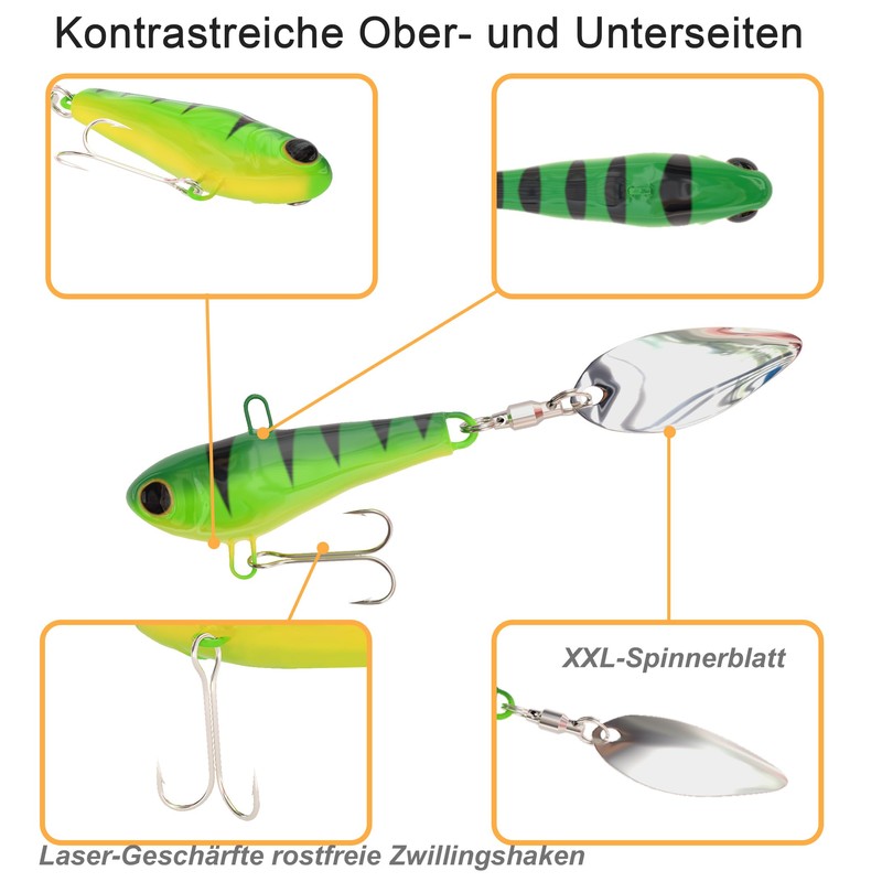 Njord Kalastus Jig Spinner Set of 5 20 g in