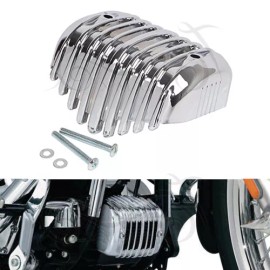 Unbranded ABS Chrome Voltage Regulator Cover For Harley Fatboy Softail Deluxe FLSTN FLSTF
