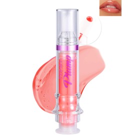 Spicy Lip Plumping Booster,Plumping Lip Oil with Chili Extract, High-Shine Smooth Fuller Lips, Hydrating & Volumizes Lip Glaze, Plump and Pout Lip Plumper Lipstick, Christmas Makeup Gift for Women-06#