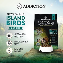 Addiction Wild Islands Island Bird Premium Duck Turkey & Chicken Dry Cat Food - 4 lb