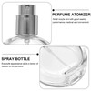 SCOLAND 3Pcs 25ml Refillable Crystal Glass Atomizer Empty Fine Mist