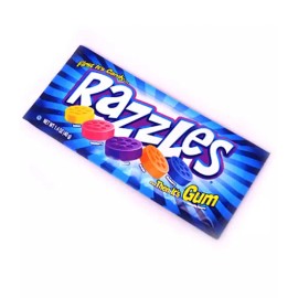 Razzles Original Candy Gum, Box of 24 1.4-Ounce
