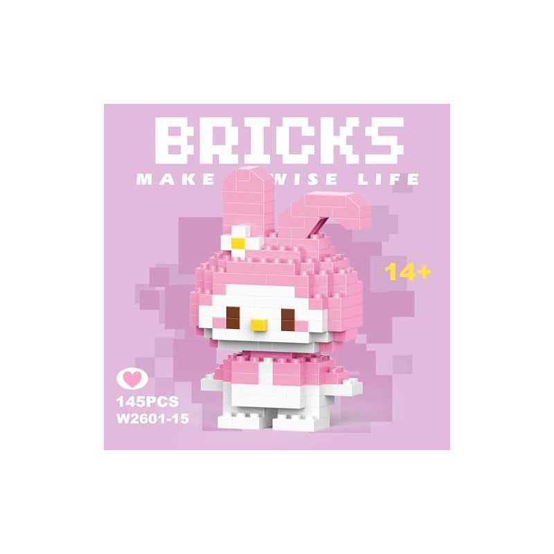 Cute Bunny Pink & White - 145pc Set - Fun