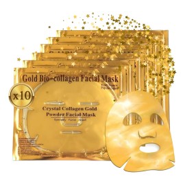 Mascarilla Facial Colageno Dorada Hidratante