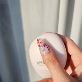 Flower and Bird Handmade Nail Tips - Long Point / 화조화 수제네일팁 - 롱포인트