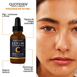 Kit Facial Quotidien: 1 Serum Vitamina C 30ml + 1 Serum Ácido Hialurónico 30ml - Ingredientes Naturales - Hidratación Profunda + Vitalidad en tu Rostr