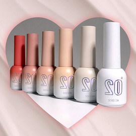 Sujja Gel No. 2 Color Base 6 Types Individual Nudi Syrup Gel / 수짜젤 2번 컬러베이스 6종 단품 누디시럽젤