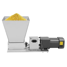 60w Electric Grain Grinder with 4PCS Hoppers Stainless Steel Grain Mill Grinder Machine Commercial Electric Feed Mill Dry Grinders for Rice Corn Wheat Coffee