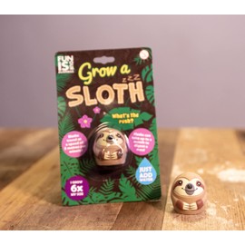 Boxer Gifts Grow a Sloth Toy - Just Add Water | Fun Kids Toys - Children's Sloth Gifts - Boys & Girls Birthday Presents | Small Christmas Stocking Filler Gift Ideas For Children - Pass The Parcel Item