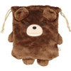 Skater Pompon's Baby Bear Drawstring Bag