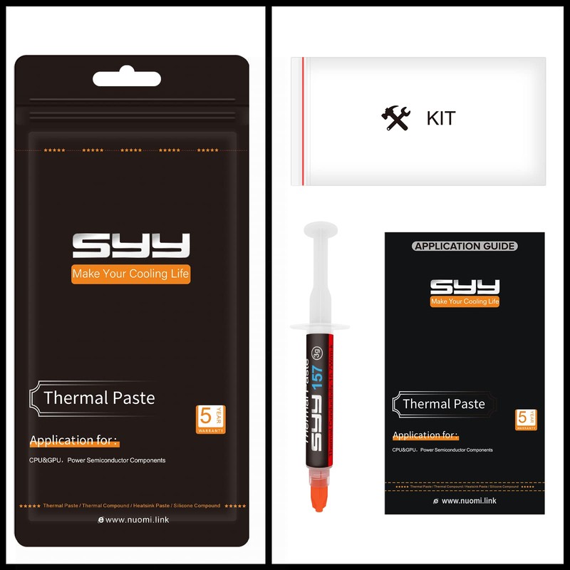 SYY Thermal Paste, 3g Upgrade Easy to Apply Thermal Paste