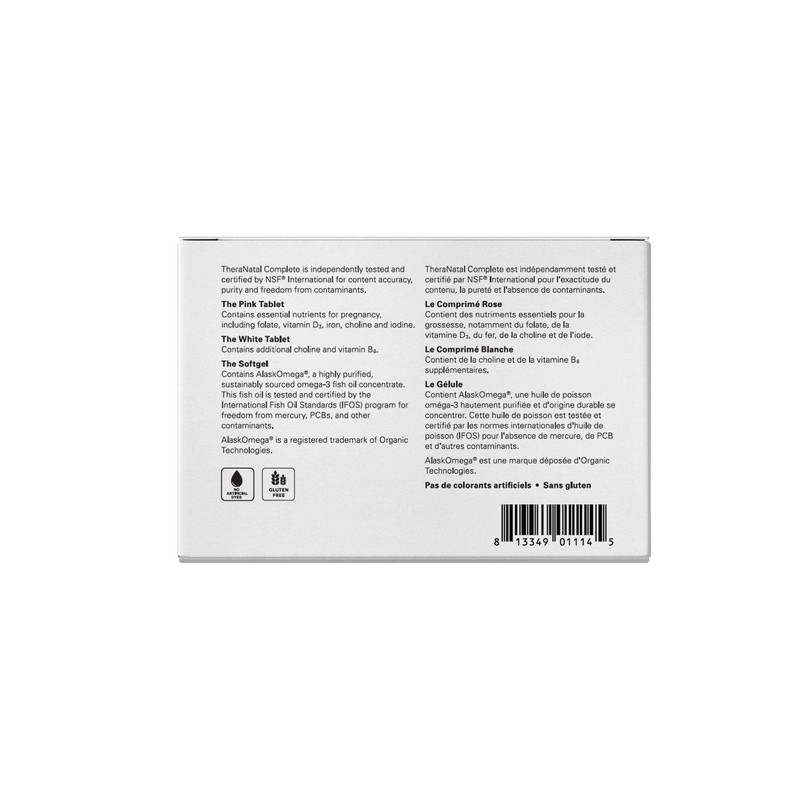 Theralogix - TheraNatal Complete - Prenatal Vitamin & Mineral Supplement