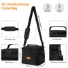 Adtefon Cooler Bag Insulated Large Soft Lunch Bag for Men