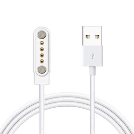 Blueshaweu Charging Cable Compatible with PTHTECHUS Children's Smartwatch Y19, Cable Charger Charging Station for PTHTECHUS Y19 Smartwatch (White)