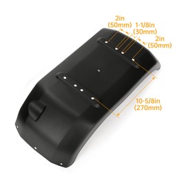 KUAFU Rear Fender Flare Compatible with 2001-2008 Kawasaki Mule 3000 3010 3020 Diesel Trans 4x4 / 4x4 Hardwoods Green HD Replacement for 35023-1557 Mud Guard Splash Shield Guard