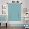 H.VERSAILTEX Blackout Tie Up Curtain Thermal Insulated Curtain Bathroom Curtain