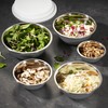 WHYSKO Stainless Steel Mixing Bowls With Lids Set, 5 Sizes