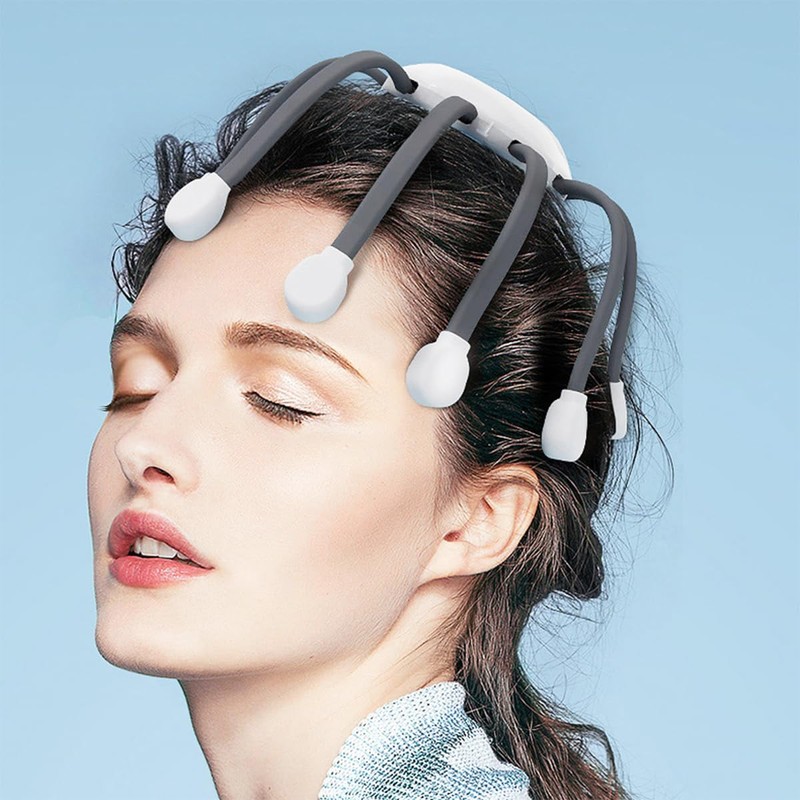 WANGCL Electric Scalp Massager, Head Massager, 10 Massage Nodes, 5