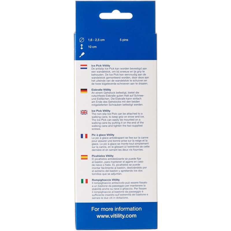 Vitility 5 Pins Ice Pick 10 cm Length