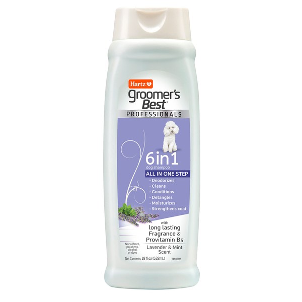 Hartz Groomer's Best Professionals 6-in-1 Dog Shampoo and Conditioner in