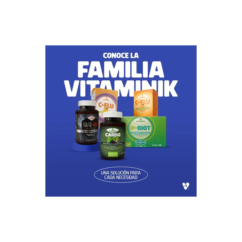 Citrato De Magnesio Vitamínik Cmg-400 60 Cápsulas
