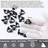 DaisyInner 25 Pcs 1/4" Irrigation Hose Clamps Double Gripping Nylon