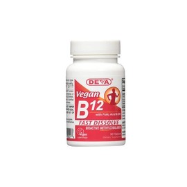 2개X 데바 식물성 비타민 B12 1000mcg 90정 2 Pack X Deva Plant-Based Vitamin B12 1000mcg 90 Tablets
